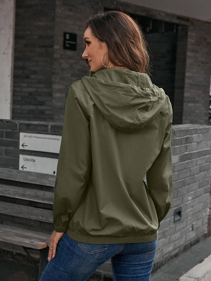 Isabelle Waterproof Trench Coat | Women’s Rain Jacket with Hood for All Seasons