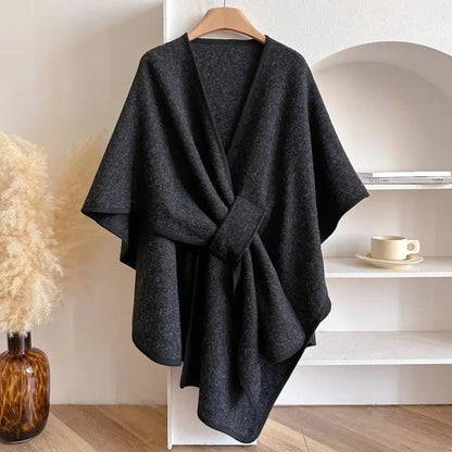 Celeste Scarf Coat | Elegant Women’s Windproof Jacket with Shawl Collar