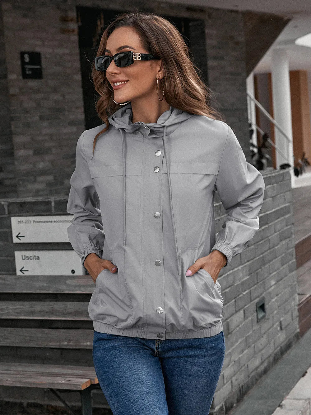 Isabelle Waterproof Trench Coat | Women’s Rain Jacket with Hood for All Seasons
