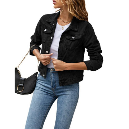 Clara Denim Jacket | Women’s Classic Blue Jean Coat for Casual & Chic Looks