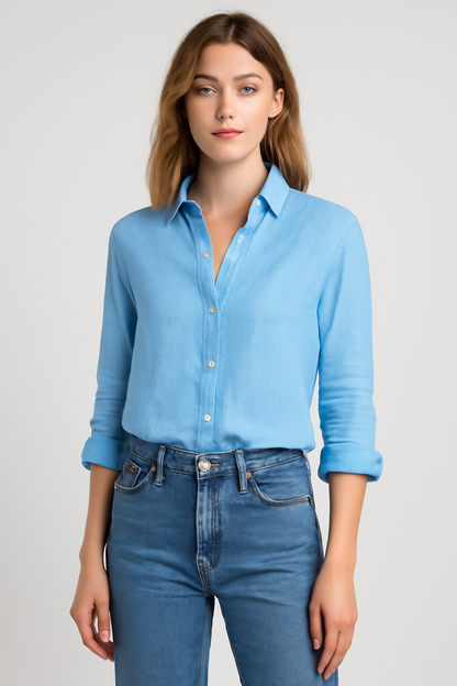 Elise Long Sleeve Blouse | Elegant Women’s Top for Work & Evenings