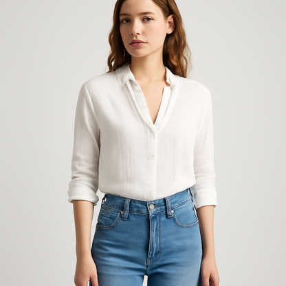 Elise Long Sleeve Blouse | Elegant Women’s Top for Work & Evenings