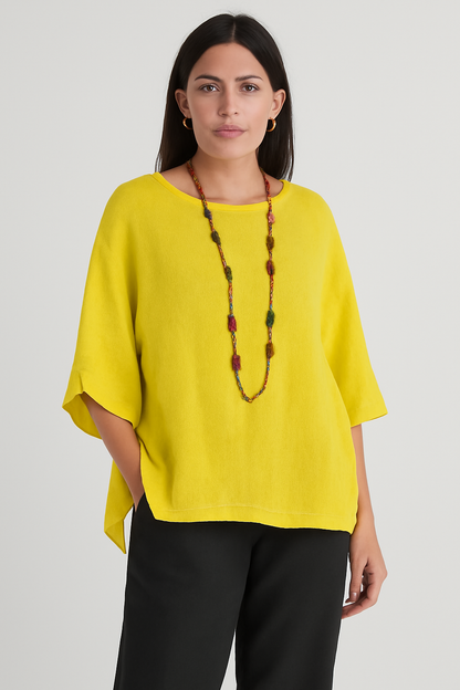 Elora Summer Tunic | Light Cotton-Linen Tunic for Women