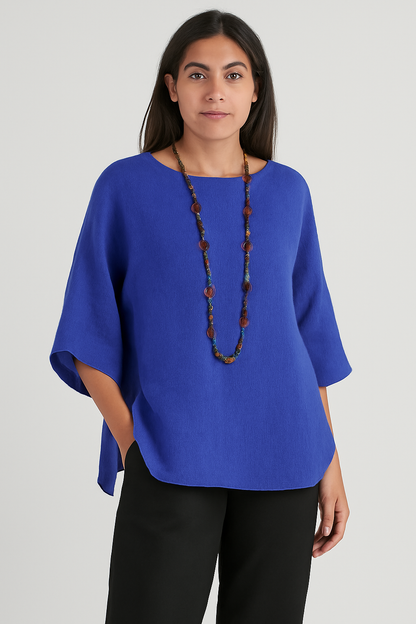 Elora Summer Tunic | Light Cotton-Linen Tunic for Women