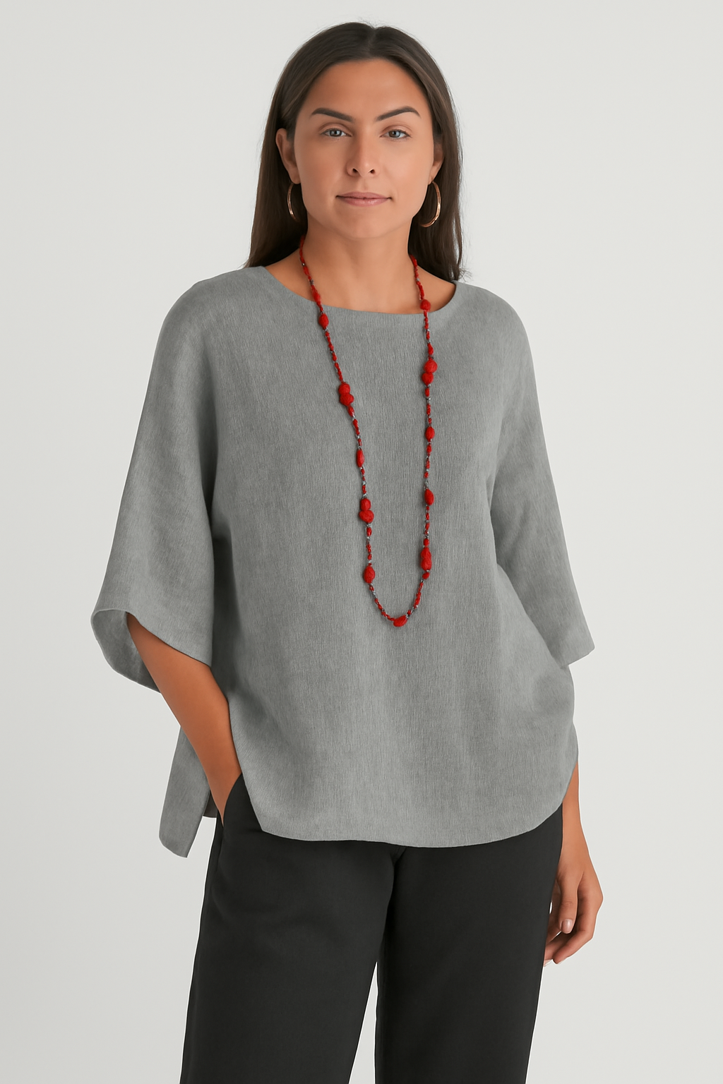 Elora Summer Tunic | Light Cotton-Linen Tunic for Women