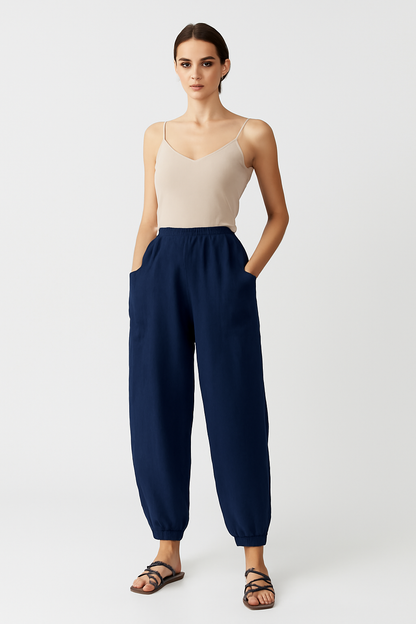 Alizee Linen Pants | Lightweight Women’s Summer Trousers with Boho Style