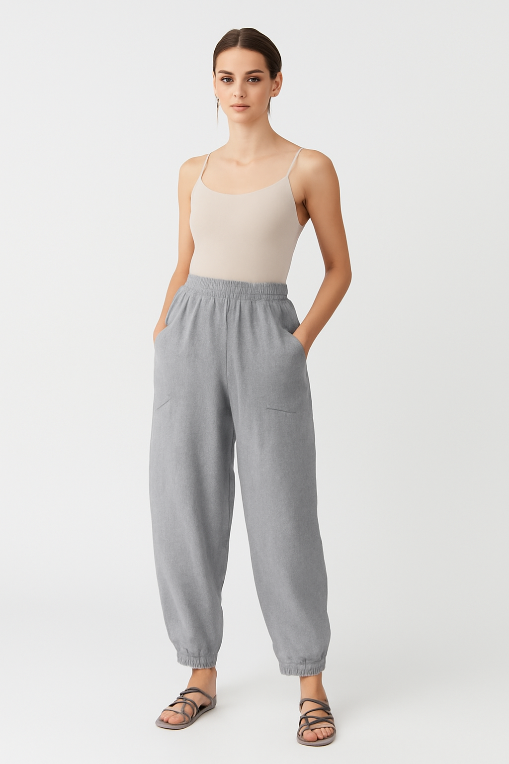 Alizee Linen Pants | Lightweight Women’s Summer Trousers with Boho Style