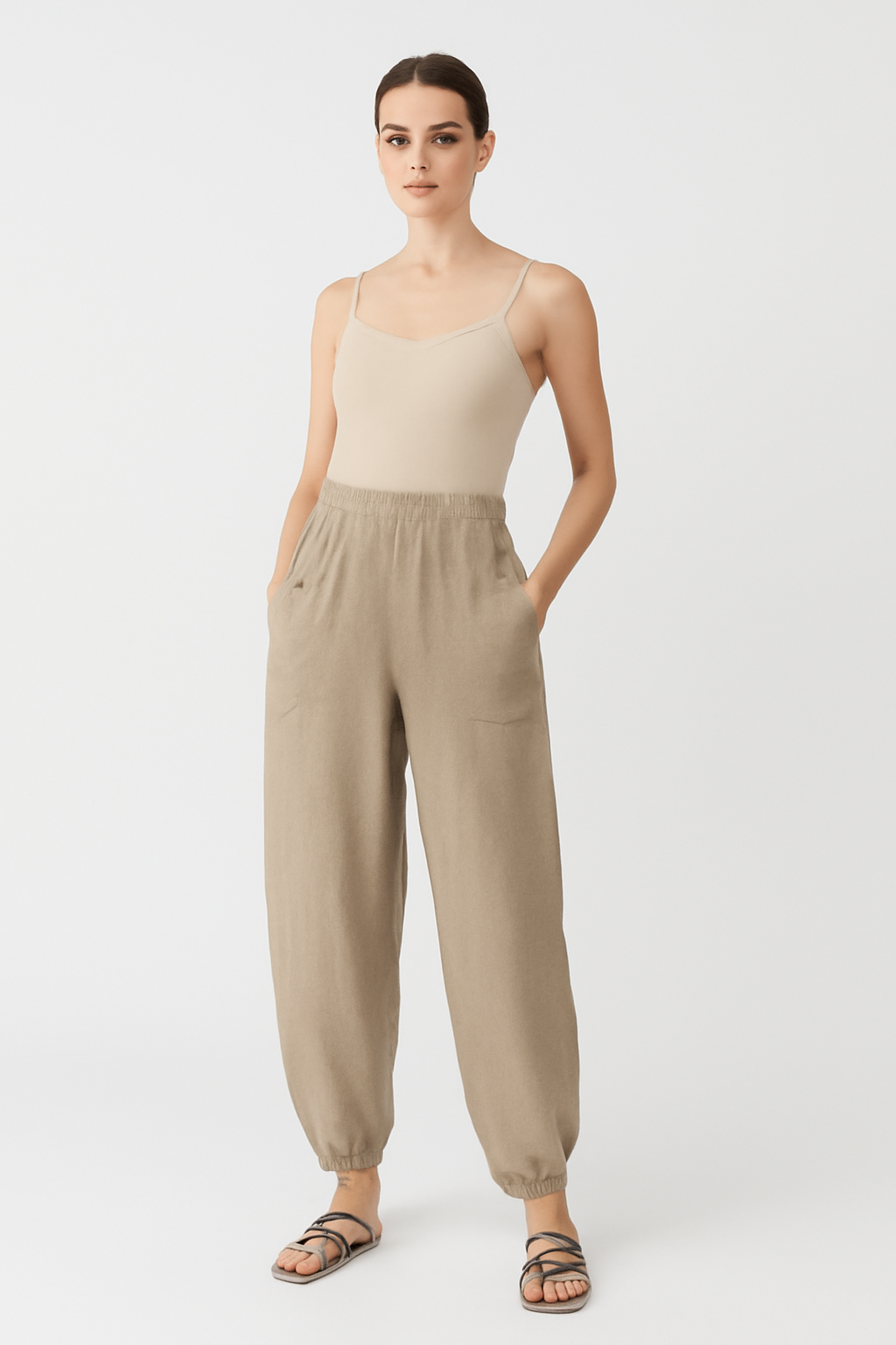 Alizee Linen Pants | Lightweight Women’s Summer Trousers with Boho Style