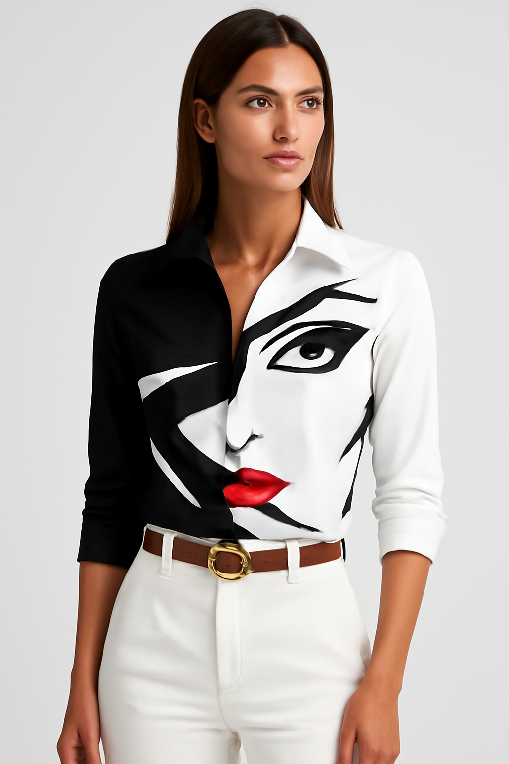 Amelie Chic Blouse | Elegant Women’s Loose Fit Shirt for Work & Evenings