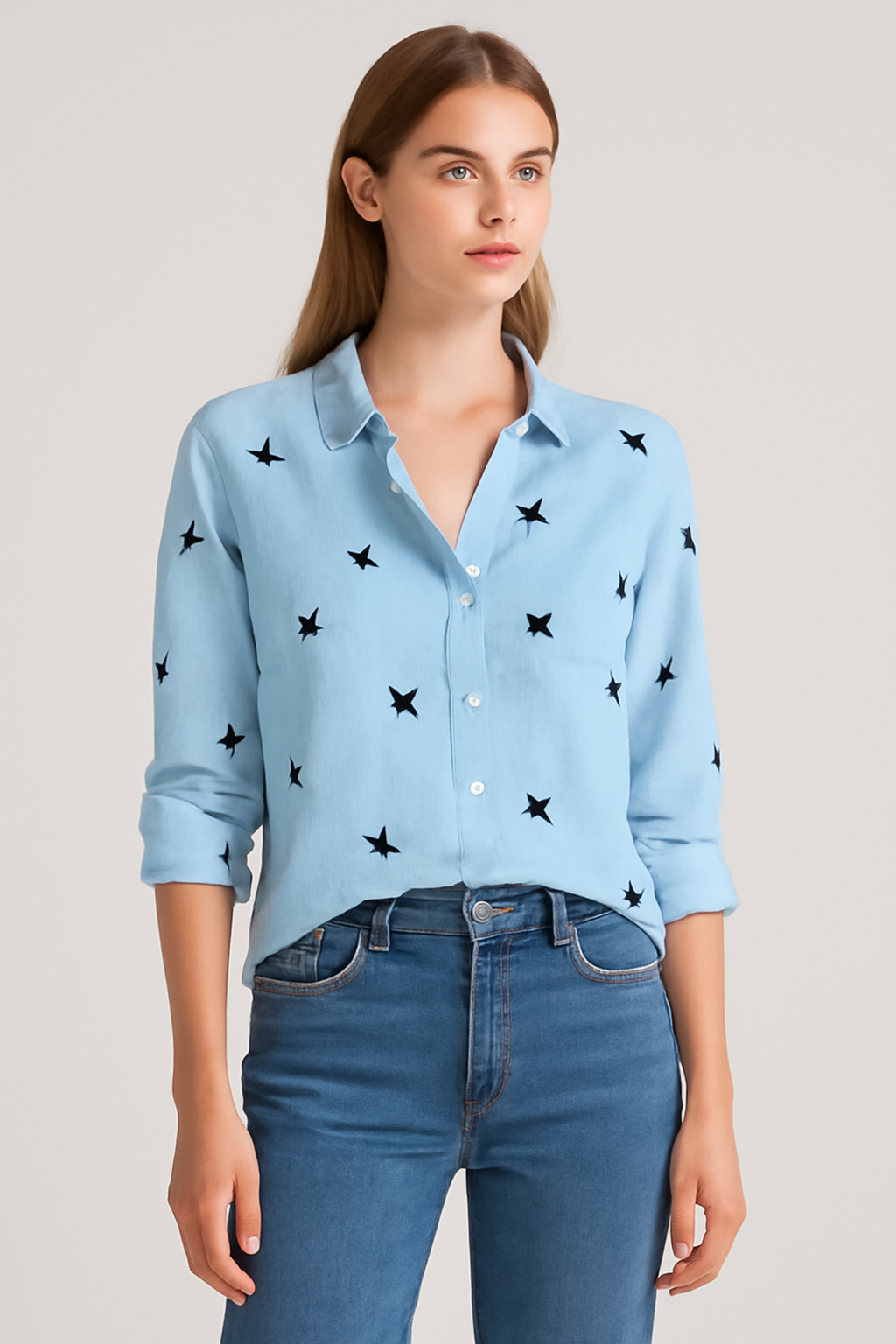 Elodie Long Sleeve Shirt | Elegant Women’s Blouse for Work & Casual Wear