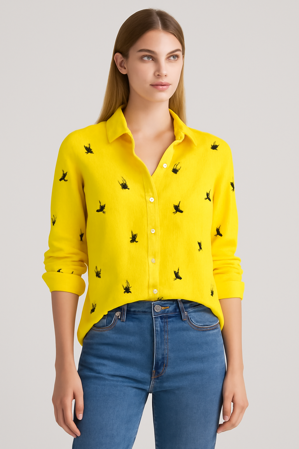Elodie Long Sleeve Shirt | Elegant Women’s Blouse for Work & Casual Wear