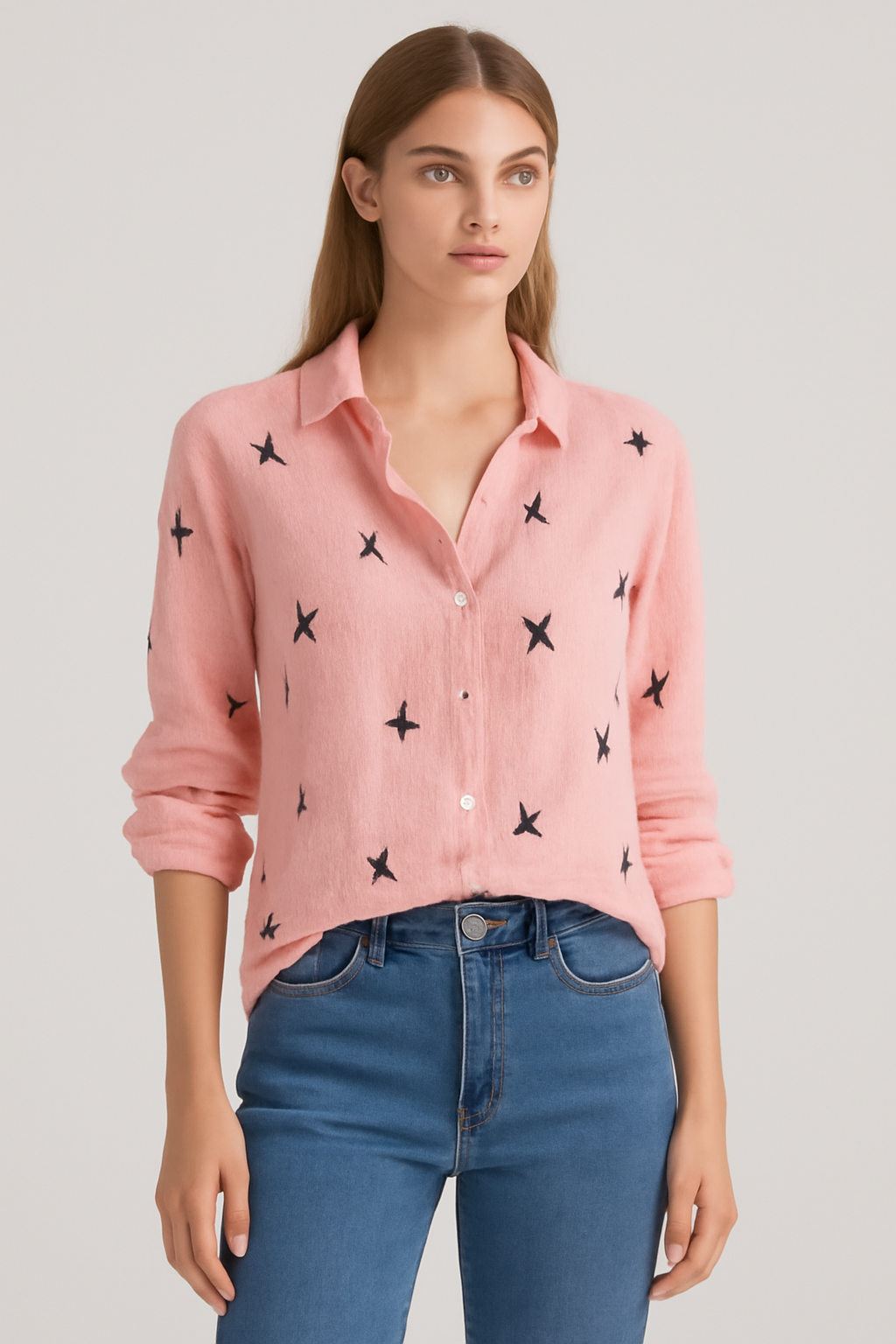 Elodie Long Sleeve Shirt | Elegant Women’s Blouse for Work & Casual Wear