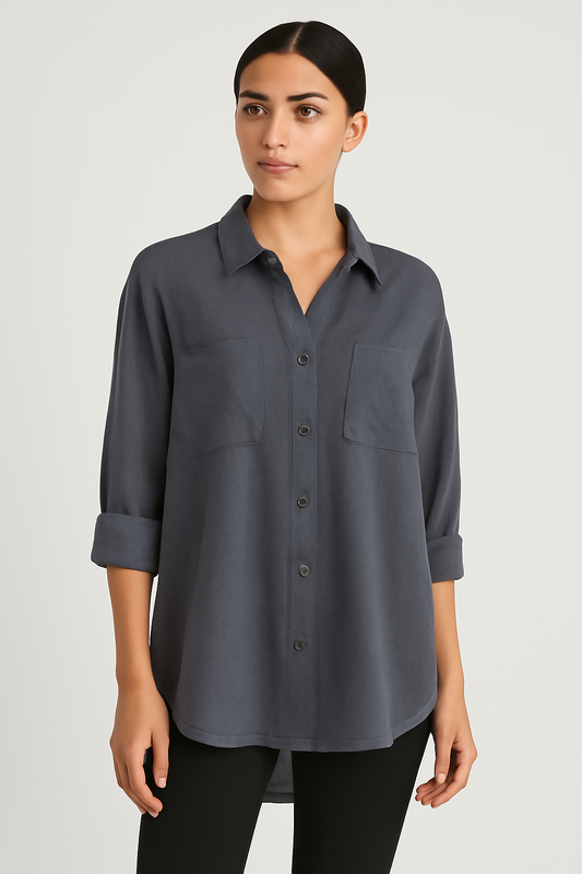 Amara Linen Blouse | Elegant Women’s Breathable Shirt for Spring & Summer