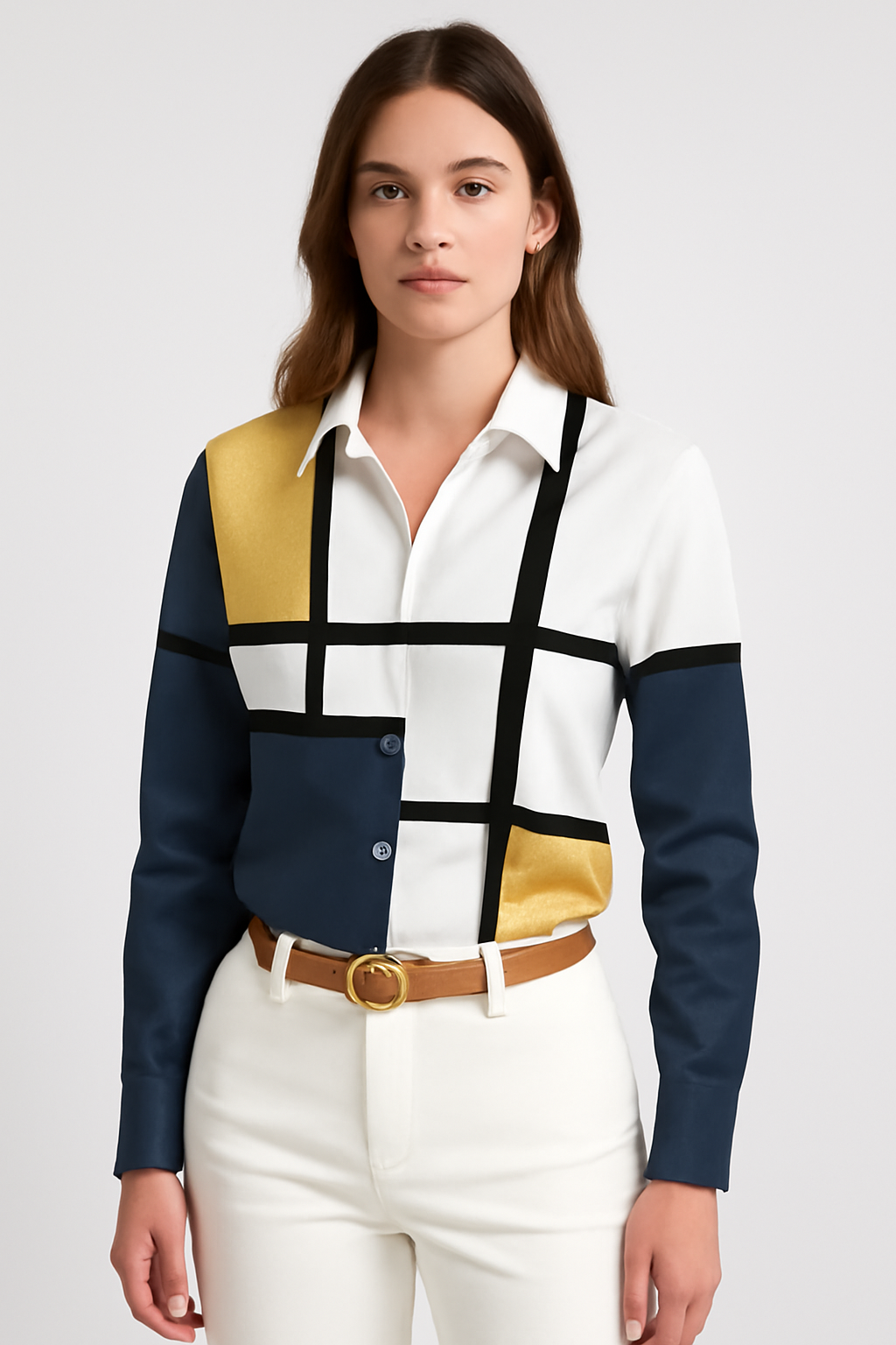Amelie Chic Blouse | Elegant Women’s Loose Fit Shirt for Work & Evenings