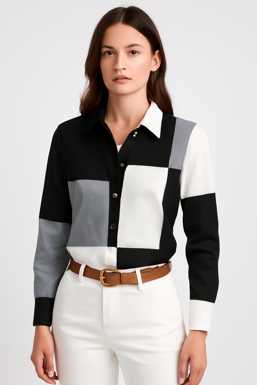 Amelie Chic Blouse | Elegant Women’s Loose Fit Shirt for Work & Evenings