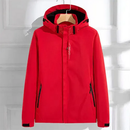 Elora Short Raincoat with Hood | Waterproof & Windproof Women’s Jacket
