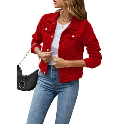 Clara Denim Jacket | Women’s Classic Blue Jean Coat for Casual & Chic Looks