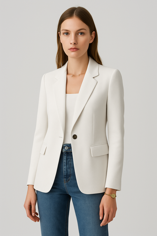 Claire Women’s Blazer | Elegant Black Jacket for Work & Special Occasions