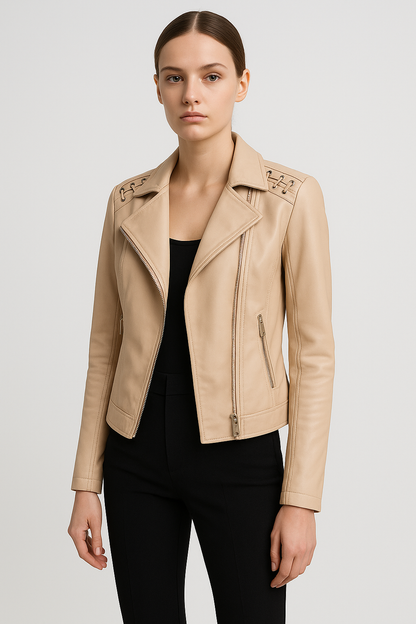 Vivienne Leather Jacket | Timeless Women’s PU Leather Style