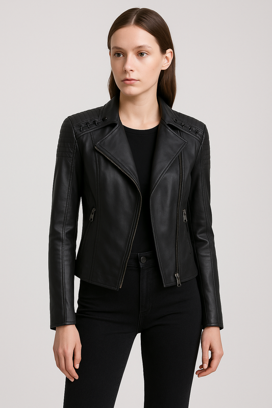 Vivienne Leather Jacket | Timeless Women’s PU Leather Style