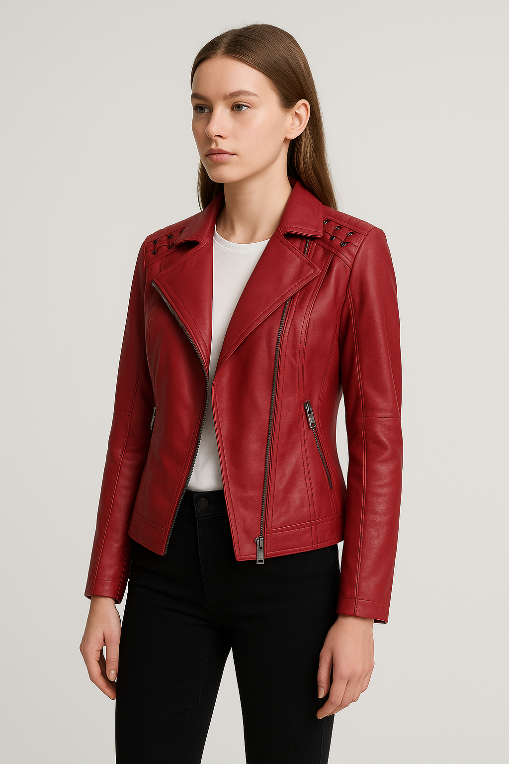 Vivienne Leather Jacket | Timeless Women’s PU Leather Style