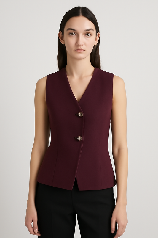 Camille Knit Cardigan | Women’s Classic Sweater with Gold Buttons