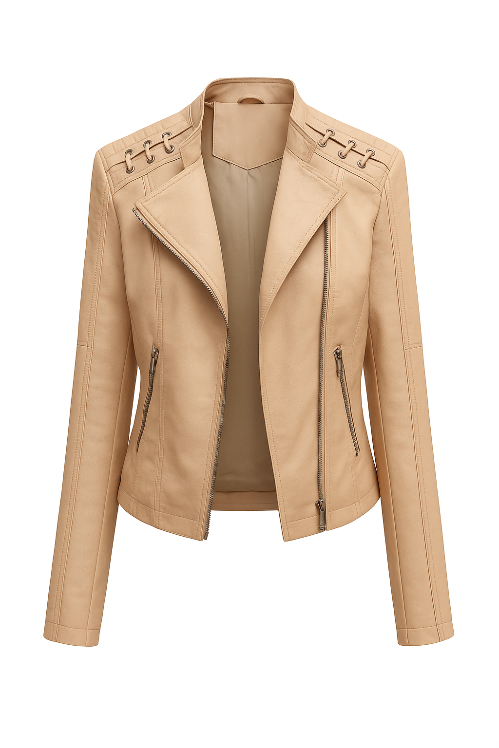 Vivienne Leather Jacket | Timeless Women’s PU Leather Style